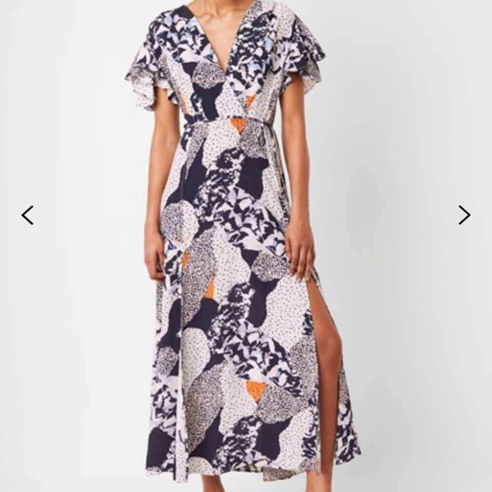 French Connection ASHA Drape Maxi Dress